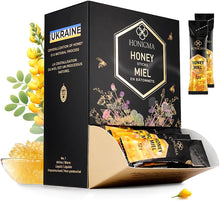 Load image into Gallery viewer, Pure Ukrainian Acacia Honey Sticks Box 600g (50x12g)