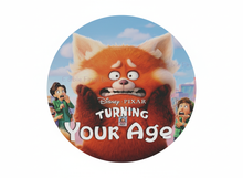 Load image into Gallery viewer, Turning Red Circular Cropped Edible Image