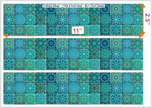 Load image into Gallery viewer, "Edible cake wrap strips for professional cake decorating"
"Premium cake border strips with elegant design pattern"