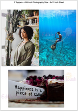 Load image into Gallery viewer, Custom edible icing sheet with personalized birthday design