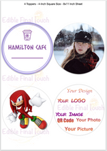 Load image into Gallery viewer, Edible Drink Toppers - Coffee Latte Art Decorations