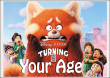 Load image into Gallery viewer, Edible Turning Red Cake Topper - Disney Pixar Birthday Theme