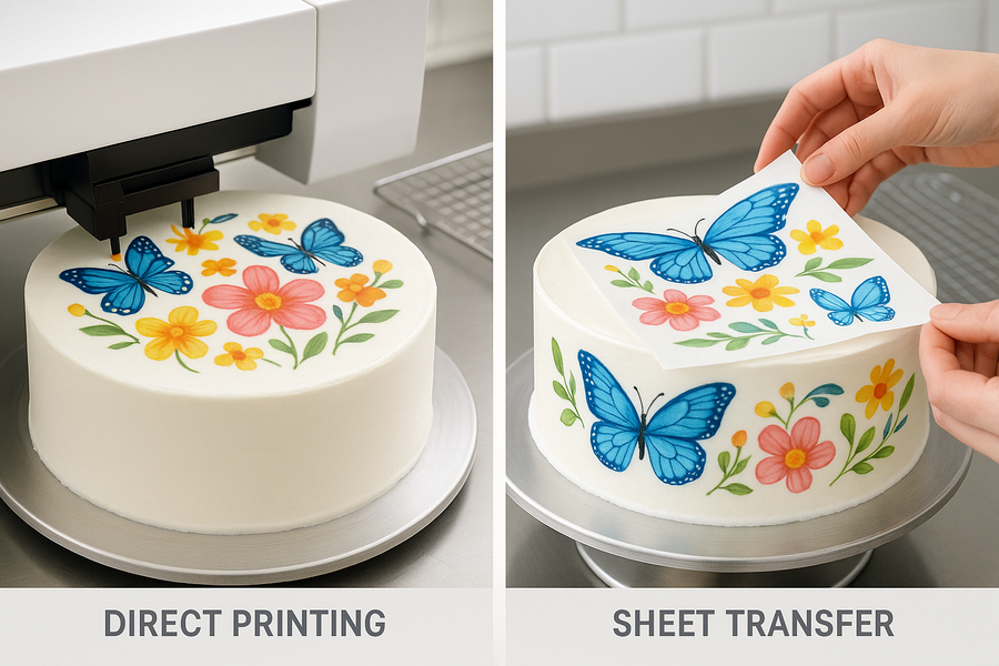 Icing Sheets vs. Direct Food Printing
