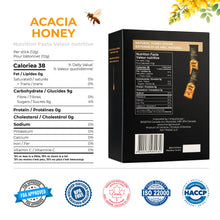 Load image into Gallery viewer, Pure Ukrainian Acacia Honey Sticks Box 600g (50x12g)

