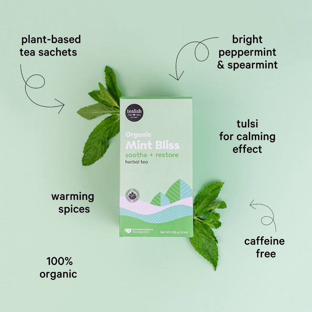 Organic Mint Bliss Sachets