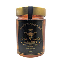Load image into Gallery viewer, Mielbrut Saffron Honey — Raw Quebec Honey Infused with Persian Saffron
