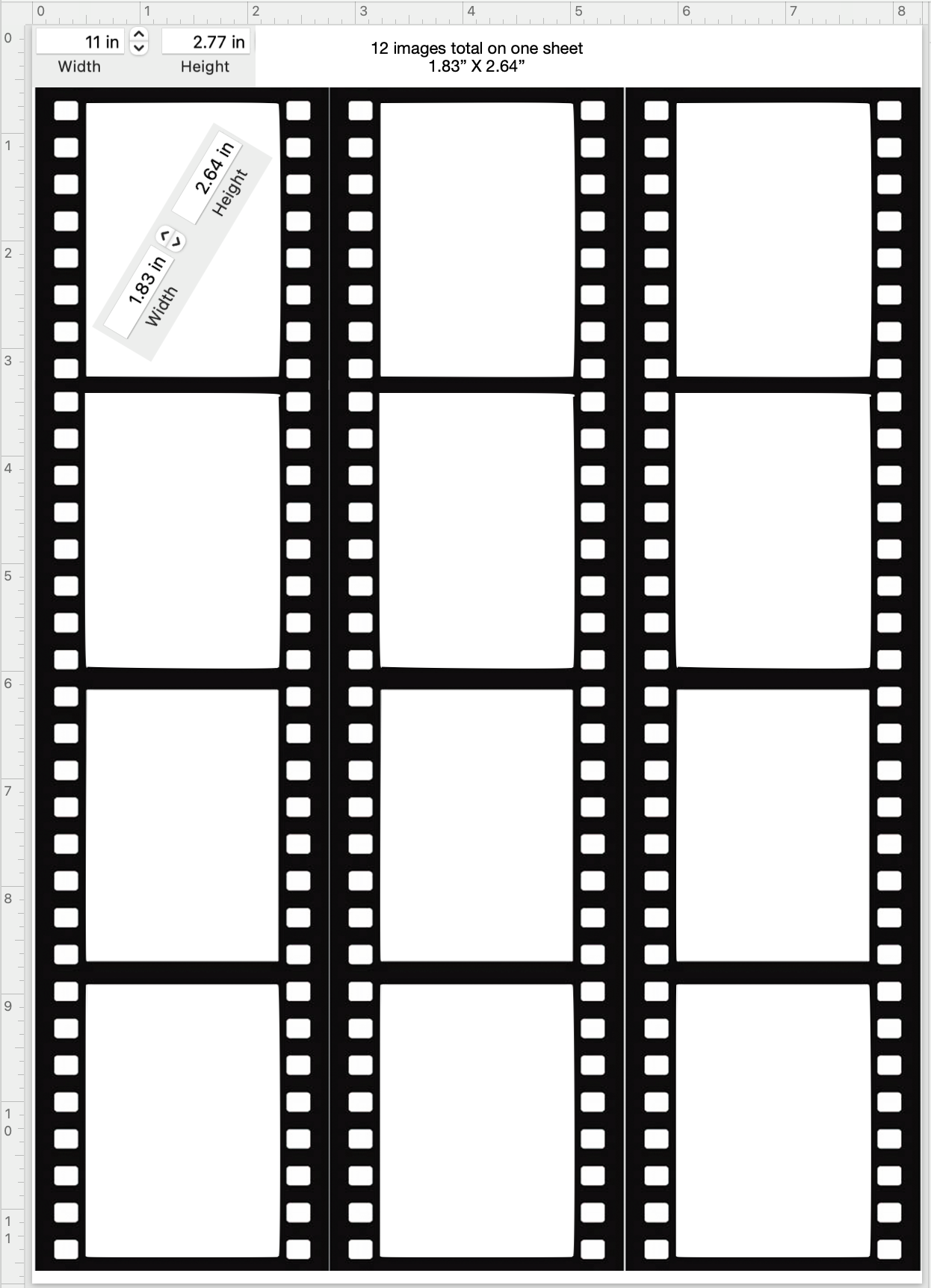 Edible Photo Reel Canada - Custom Memory Strip Cake Toppers – Edible ...