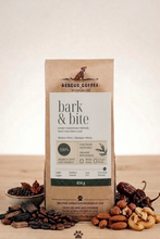 Load image into Gallery viewer, Bark &amp; Bite | Very Dark Roast | 1lb Bag | Organic Coffee
