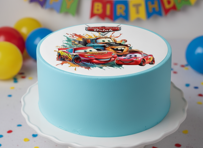 Cars Birthday Cake Cars Theme