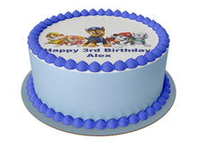 Load image into Gallery viewer, Edible Paw Patrol Cake Topper
