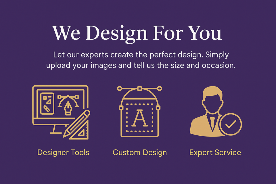 We Design For You option - updated