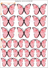 Load image into Gallery viewer, Edible Butterflies Cake Decorations
